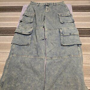 Denim wide leg pants bny Shein 32